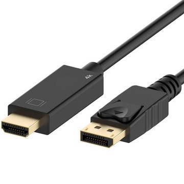 ПОРТ ДИСПЛЕЯ К HDMI DP КАБЕЛЬ DISPLAYPORT 1,8 М 4K