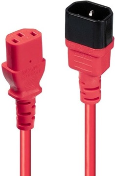 Przedłużacz sieciowy - IEC 320 EN 60320 C13 do IEC 320 EN 60320 C14-50 cm,