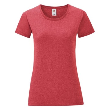 Koszulka damska T-shirt ICONIC 150g c.czerwony 2XL