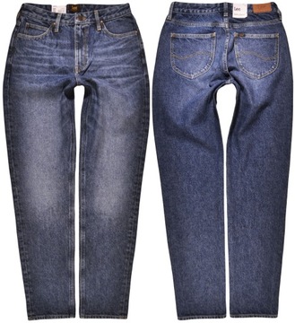 LEE spodnie jeans MOM STRAIGHT _ W28 L33