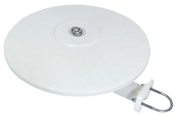 КРУГЛАЯ ТВ АНТЕННА DVB-T2 КОМПАКТНАЯ АКТИВНАЯ БЕЛАЯ