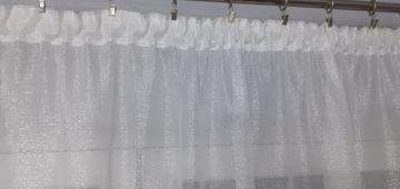 ШТОРА БАТИСТ МОРОЗ ВЕС СВИНЦА НА МЕТР, ГЛЯНЦЕВАЯ ВУАЛЬ, ВЫСОТА 280 СМ