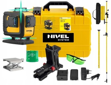NIVEL SYSTEM CL4D-G 4X360 LASER KRZYŻOWY NIWELATOR