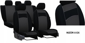 толстые чехлы по индивидуальному заказу для SKODA OCTAVIA 4 SEAT