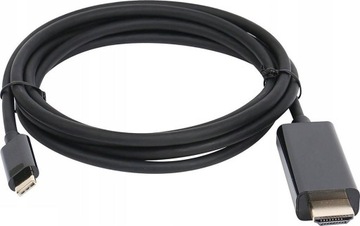 KABEL VIDEO HDMI DO USB-C 1,8M