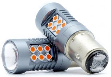 ŻARÓWKI LED P21/5W Canbus CZERWONE Światła STOP