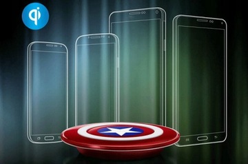 Беспроводное зарядное устройство Captain America S6 QI