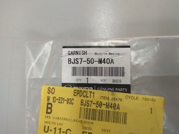 BHS2-50-M40A LIŠTA DVEŘE MAZDA