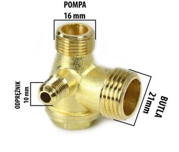 ОБРАТНЫЙ КЛАПАН КОМПРЕССОРА 10 мм 16 мм 21 мм