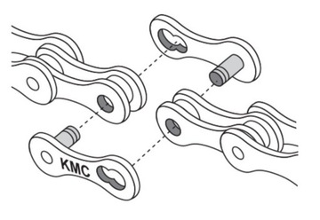 Звено/звено цепи KMC CL573R