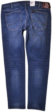 LEE spodnie SKINNY regular BLUE jeans LUKE _ W36 L32