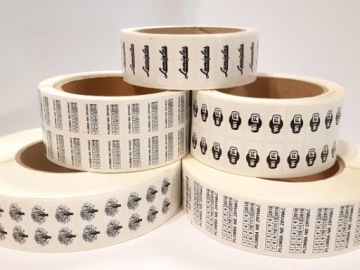 M0014 - 20x10mm STICKER PLOMBS WHITE VOID