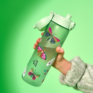 Бутылка для воды для школы, детского сада, бабочки, бабочки, ПЖ СЕРТИФИКАТ ION8 0,5 л
