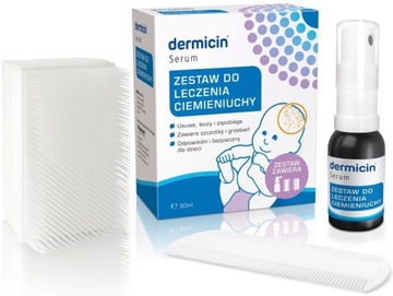 Dermicin, specjalistyczny zestaw na ciemieniuchę, 1 op.