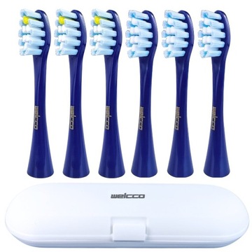 Końcówki do Oclean PW05 niebieski Flow X Pro Z1 X10 XS Find zamiennik +ETUI