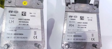 KIA OPTIMA 2015 CZUJNIK MARTWEGO POLA RADAR PRAWY