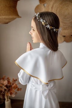 Причастие девочек альб, золото, 140М