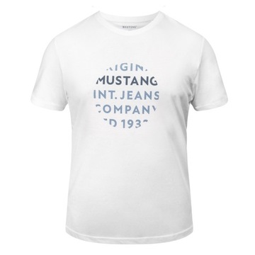 T-shirt męski okrągły dekolt Mustang r. XL ZESTAW 3 SZTUK