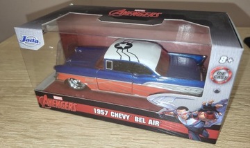 SAMOCHÓD JADA 1957 CHEVY BEL AIR 1:32 - NOWY MARVEL AVENGERS