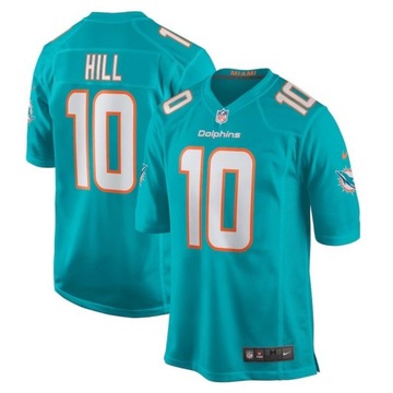 Koszulka Camisa Miami Dolphins 10 Tyreek Hill Męska koszulka do futbolu