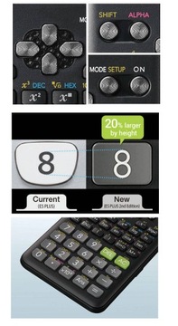 НАУЧНЫЙ КАЛЬКУЛЯТОР CASIO FX-350ES PLUS-2 252 ФУНКЦИИ