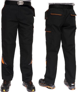 Рабочие брюки длиной до талии, ПРОЧНЫЕ и УДОБНЫЕ, МЕХАНИЧЕСКИЕ для работы, размер 52.