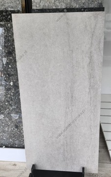 Dignity light grey płytki łazienkowe szary beton gres 120x60 Cerrad