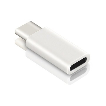 USB C męski na kompatybilny z żeńskim adapterem