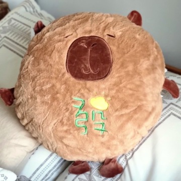 Талисман плюшевый LARGE Capybara подушка 58 см х 50 см