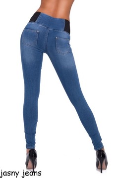 557_ S/36_ WYSZCZUPLAJĄCE SPODNIE JEANS,SLIM