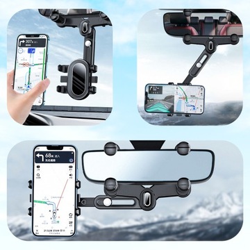 ДЕРЖАТЕЛЬ ДЛЯ ТЕЛЕФОНА НА ЗЕРКАЛЕ - ПРОЧНЫЙ АВТОДЕРЖАТЕЛЬ ДЛЯ ТЕЛЕФОНА