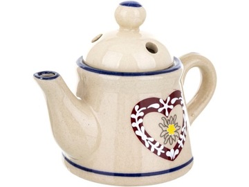 Керамический чайник АРОМАТИЧЕСКИЙ КАМИН Для воскового масла - 17,5 x 13 x 13 см