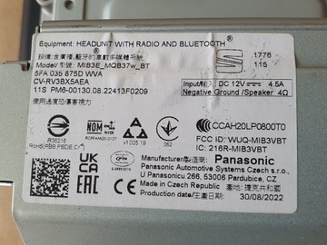 SEAT LEON IV 4 РАДИО 5FA035875D