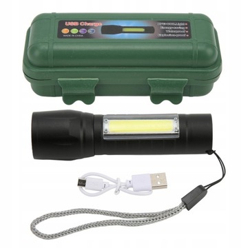 LATARKA TAKTYCZNA LED ZOOM MOCNA REFLEKTOR