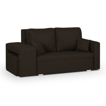 Sofa kanapa 2 os z funkcją spania MILO2 brązowa