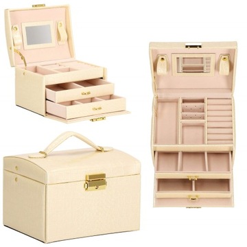 КОРОБКА-ОРГАНИЗАТОР ДЛЯ ЮВЕЛИРНЫХ УКРАШЕНИЙ ЭЛЕГАНТНЫЙ КОРОБКА ДЛЯ КАССЕТЫ