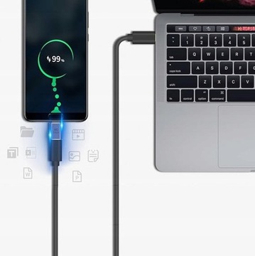 ADAPTER PRZEJŚCIÓWKA ŁĄCZNIK WTYK PHONEO USB-C DO USB-C 40GBPS USB 4 V4