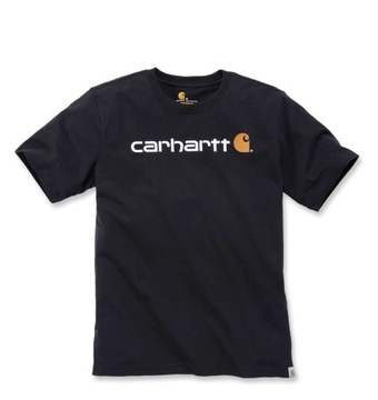 T-shirt 103361 Core Logo Carhartt z logo Czarny S