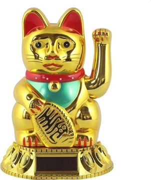 Szczliwy kot - Maneki Neko - machajcy kot -