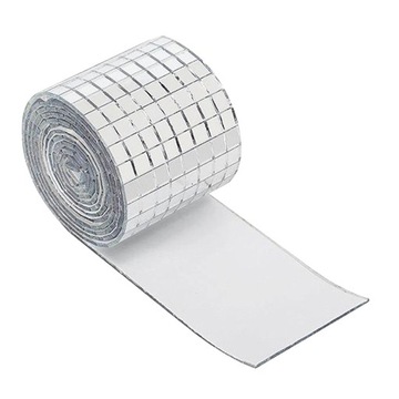Kwadratowe szklane mozaiki Lustro 100 cm 5 mm x 5 mm