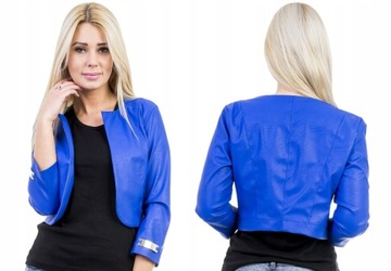 MARYNARKA TOP MODEL BOLERKO ŻAKIET EKO SKÓRA Rozm.54