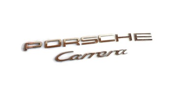 Emblemat napis porsche Carrera chrom znaczek