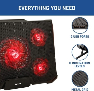 ОХЛАЖДАЮЩАЯ ПОДСТАВКА ДЛЯ НОУТБУКА XL СУПЕР ТИХАЯ