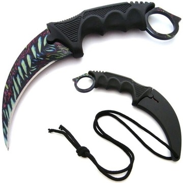PRAWDZIWY KARAMBIT CS:GO NÓŻ NECK PAZUR N062P