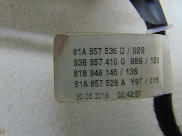 AUDI OE 81A857536D SKLO ZRCÁTKA ZRCÁTKO VNĚJŠÍ