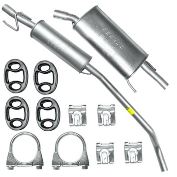Zestaw Tłumik Opel Corsa B 1.2 1.4 1.6 1.5 1.7