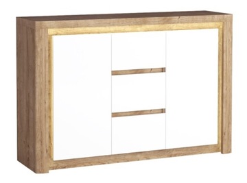 NOWATORSKA KOMODA 3 SZUFLADY 2 FRONTY LED PREDAZZO