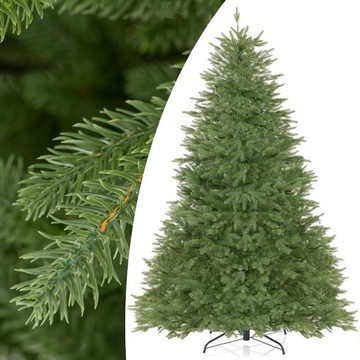 Choinka Świerk sztuczna Zielona Wysoka 250cm
