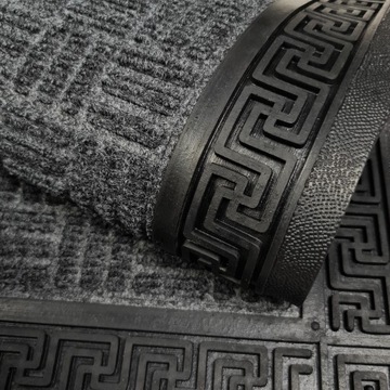 WYCIERACZKA WEJŚCIOWA GUMOWA MATA DO BUTÓW POD DRZWI GUMOWO TEKSTYLNA 40x60