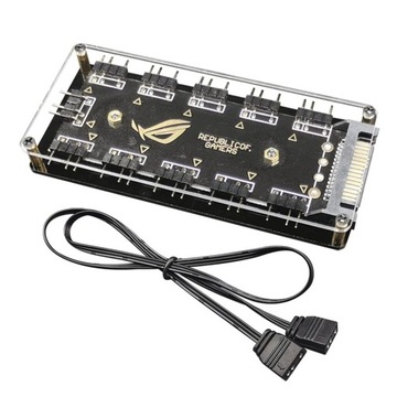 Светодиодный разветвитель RGB, 10-контактный разветвитель Argb, 3 контакта, 5 В